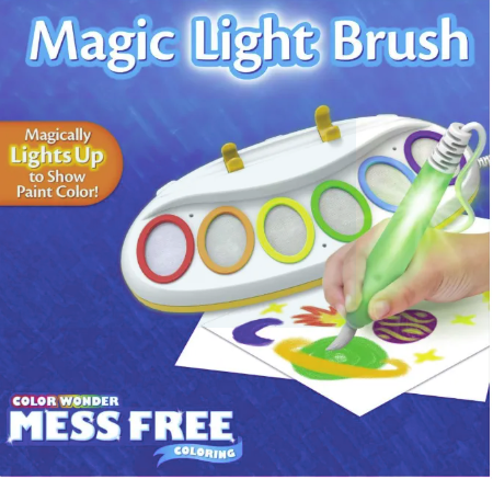 Crayola Color Wonder Magic Light Brush - Mess Free Painting Station for Kids