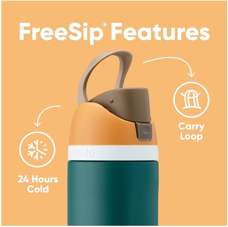 Owala FreeSip Insulated Stainless Steel Water Bottle 32oz