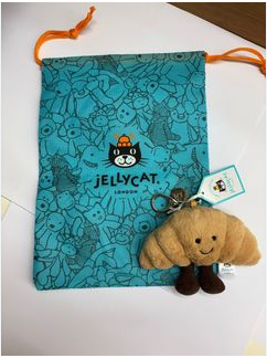Jellycat Plush Bag Charm Keychain – Cute Soft Toy Accessory for Bags, Backpacks & Keys