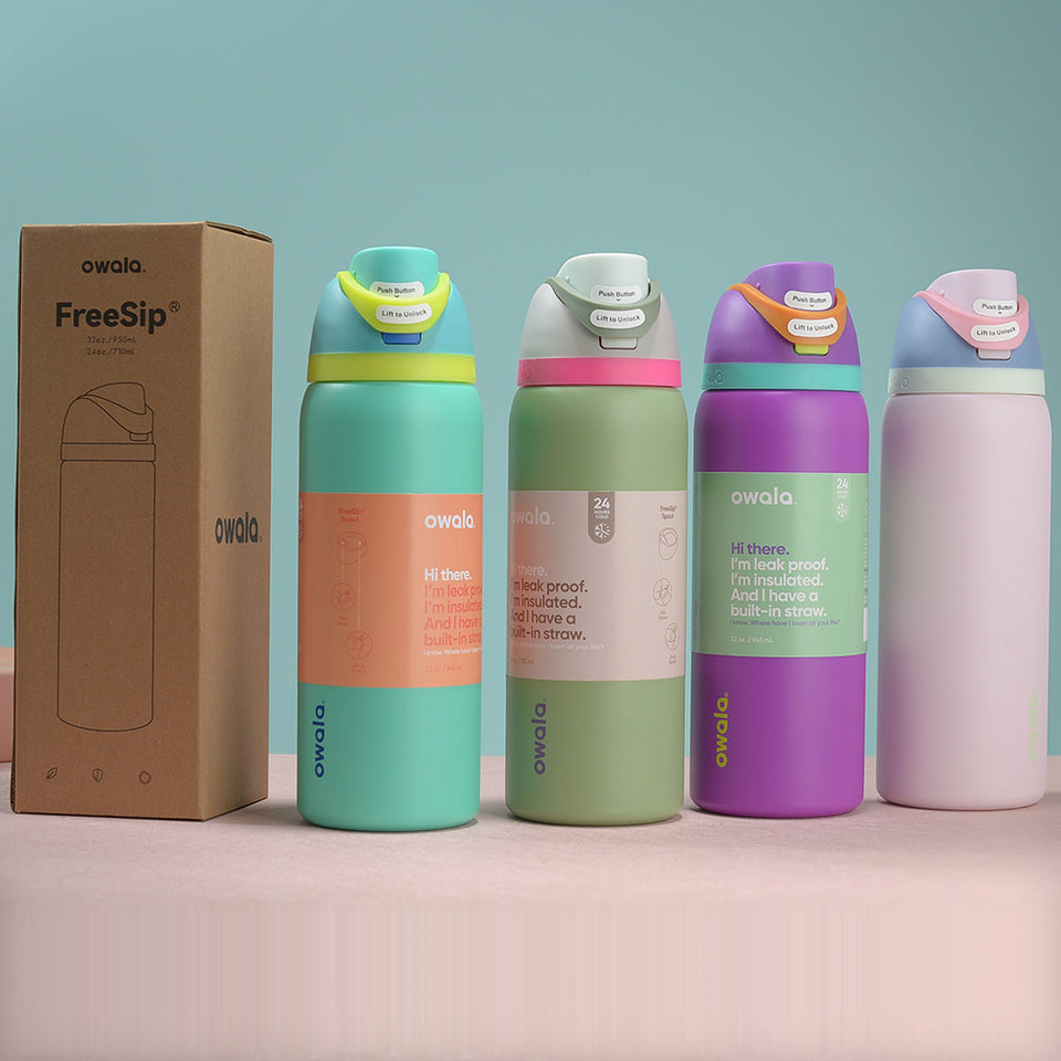 Owala FreeSip Insulated Stainless Steel Water Bottle 32oz