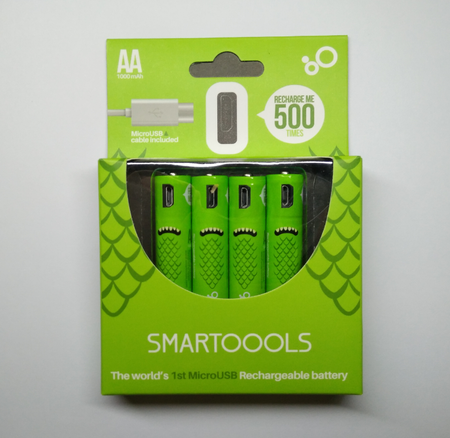 Smartoools Micro-USB Rechargeable Battery AA / AAA