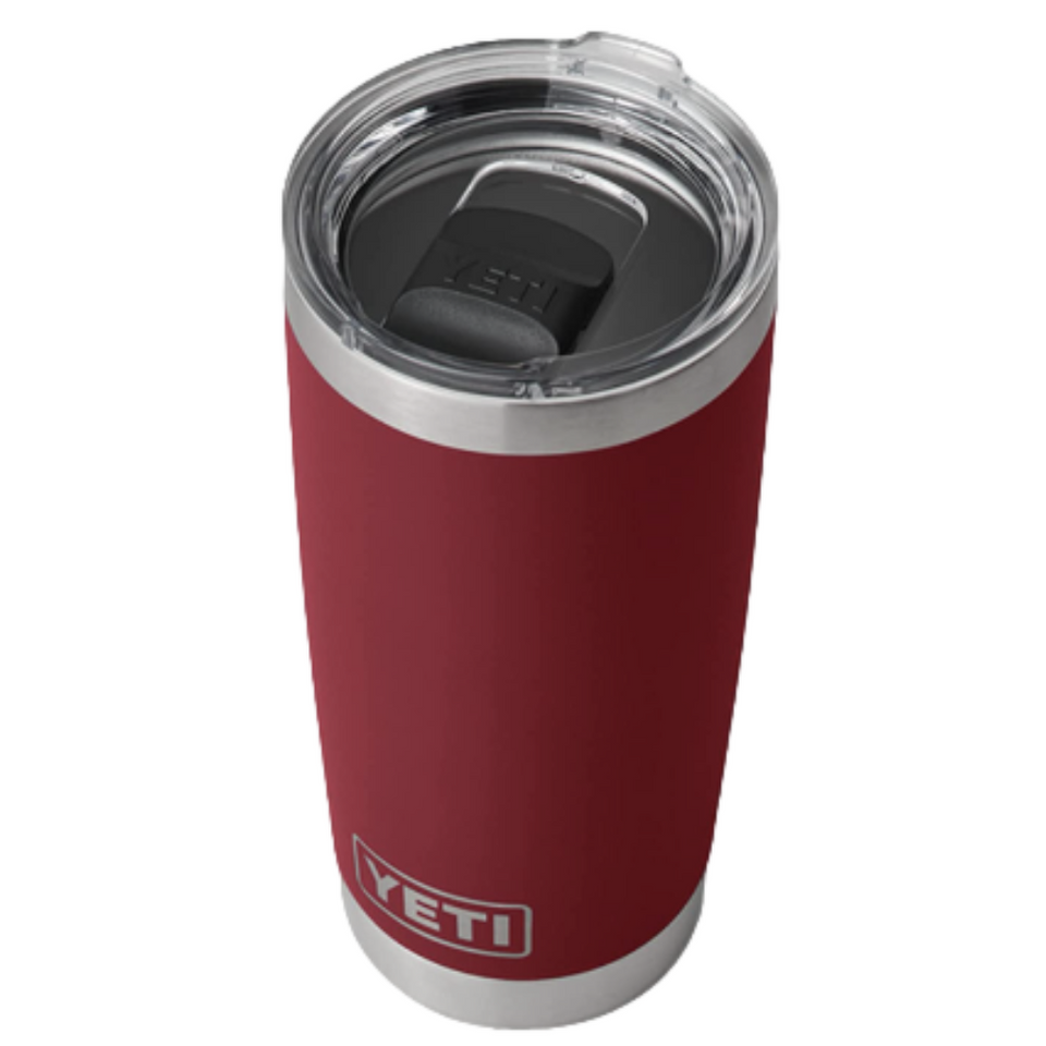 YETI RAMBLER 20OZ TUMBLER , VACUUM INSULATED, STAINLESS STEEL WITH MAGSLIDER LID