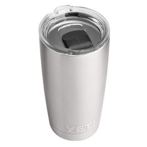 YETI RAMBLER 20OZ TUMBLER , VACUUM INSULATED, STAINLESS STEEL WITH MAGSLIDER LID