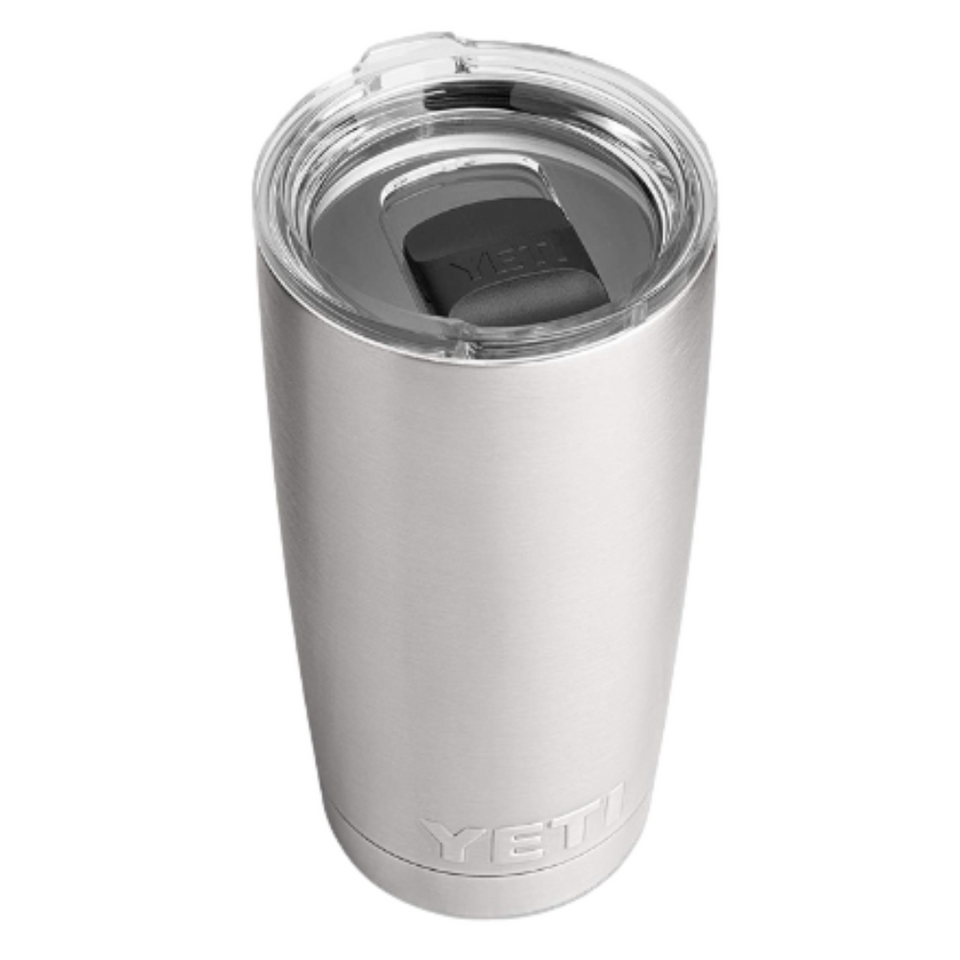 YETI RAMBLER 20OZ TUMBLER , VACUUM INSULATED, STAINLESS STEEL WITH MAGSLIDER LID